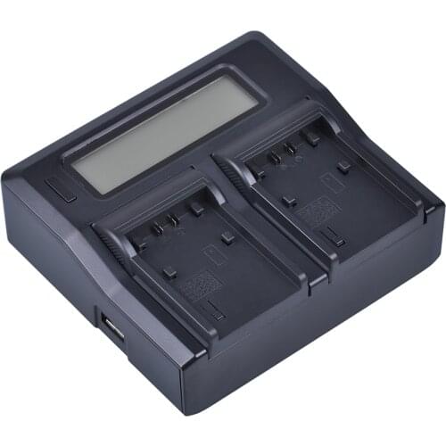 DuraPro LCD Dual Quick Charger For Sony NP-FV50 NP-FP50 NP FP70 FP90 NP-FH50 NP-FH70 NP-FH100 NP FV50 NP-FV100 NP FV70 FV100