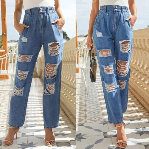 JAYCOSIN Womens Boyfriend Jeans