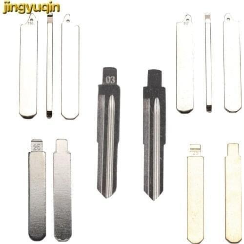 Jingyuqin 10X Flip Remote Car Key Blank Blade #06 #22 #49 #48 for A33 Tiida Teana Livina Sunny Duke Demeano Opel No.22 KD NSN14
