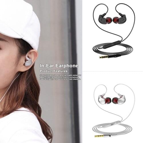 Metal Bass Earbuds Comfortable Ultra-lightweight Digital In-Ear Noise Canceling Headset 3.5MM Sports Game Headphone headphones