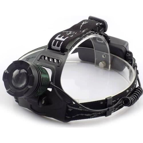 Zoomable xm-l T6 led Headlamp Head light Lamp Torch 2000Llm Lampe Frontale Headlights Flashlight for Camping