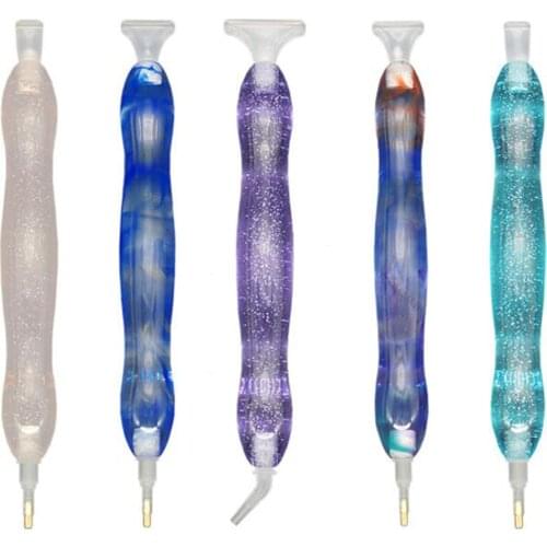 New Resin Point Drill Pen Tool For 5D Square/Round Diamond Painting Pens Diamond Embroidery Accessories