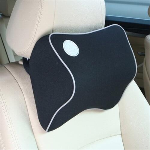 Cotton Memory Car Seat Pillow Cushion Car Headrest Neck Pillow Memory Auto Supplies Neck Pillow Car Assessories for vw Toyota