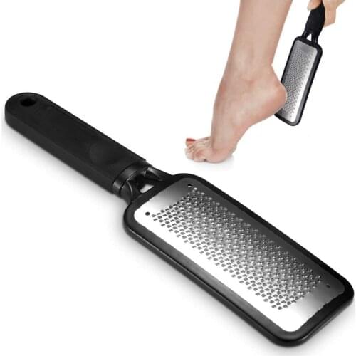 Professional Pedicure Foot File Heel Grater Rasp Callus Remover Hard Dead Skin Stainless Steel Foot Grater Scraper Care Tools