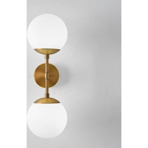 Nordic led stone mirror light penteadeira arandela espelho home deco beside lamp bedroom