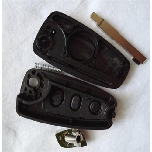 DAKATU 3 Buttons Flip key Folding car Remote Key Shell For Ford Focus 3 Fiesta connect mondeo c max smart key cover Case Fob