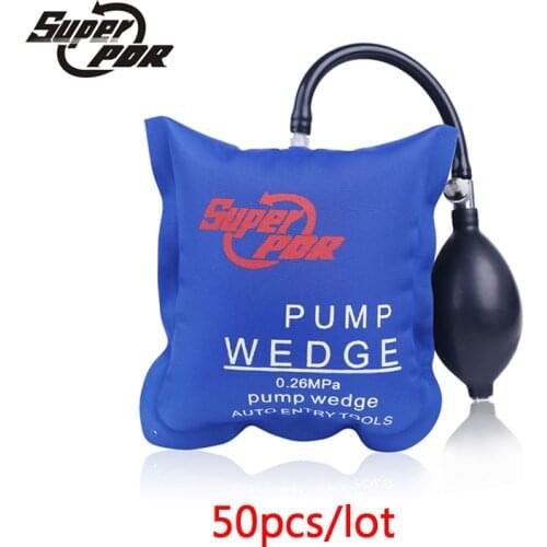 Super PDR 50pcs Pump Wedge Locksmith Tools Auto Air Wedge Airbag Lock Pick Set Open Car Door Lock Opening Tools 16.8CM*15.8CM