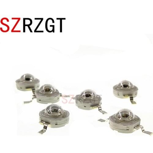 10pcs 3W UV Purple LED Ultraviolet Bulbs Lamp Chips 365nm 375nm 380nm 385nm 395nm 400nm 405nm 410nm 420nm 3W High Power Light