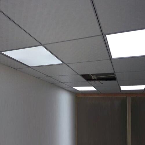 Led panel lights office decoration LED Flat Panel Gypsum Board Aluminum Gusset Panel Light Embedded Office Ceiling Lamp Kitchen
