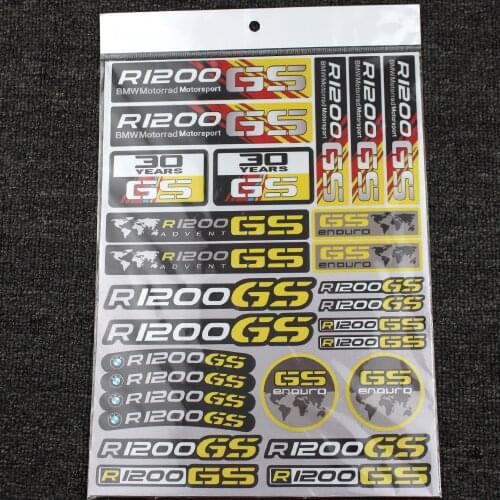 Motorcycle Reflective Stickers Decals for Bmw R1200GS Adventure Rider ADV GS Motorcycle Fairing