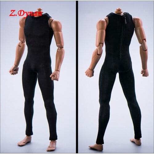 TBLeague 1/6 Scale Male Bodysuit Tight men underwear suit no sleeve Clothes 12" Ph Jiaou doll Action Figures body DIY Clothes