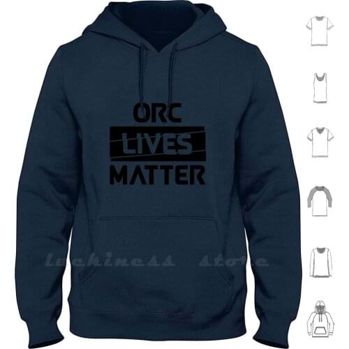 Orc Lives Matter Hoodie Long Sleeve Bright Bright Orc Bright Netflix Orc Lives Matter Lives Matter Bright Film