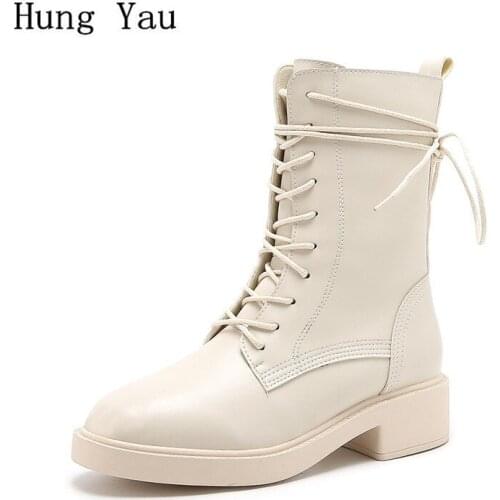 Winter Women Snow Boots Martin Ankle Autumn Outdoor Shoes Waterproof Non-slip Female Casual Zipper Flats Fashion Plus Size 34-43