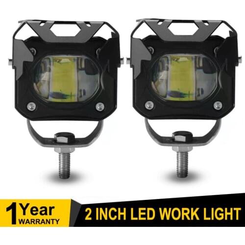 1PC/1Pair 2INCH For Offroad Boat Tractor Truck 4x4 SUV Fog Lights 12V 24V Led Bar LED Work Light Bar Driving Lamp