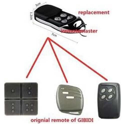 10pieces GiBiDi AU1600 , GiBiDi Domino Compatible Multi garage door remote control beautiful