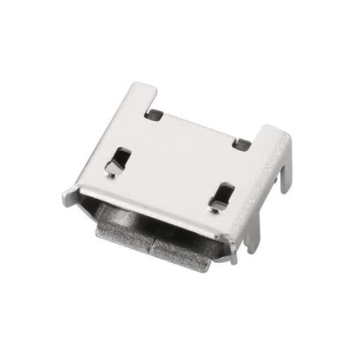 10PCS/lot Micro USB Connector Jack Female Type 5Pin SMT Tail Charging Socket PCB Board