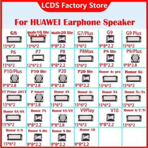 2 Pcs Built-in Earphone Earpiece Top Ear Speaker For HUAWEI P6 7 10 lite G9 PLUS G8 G7 mate 10 20 lite Honor 4C 5A 4X 6X 7X 6C
