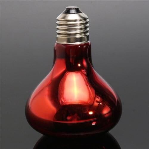 40W 100W Reptile Heating Lamb Amphibian Bird Lamb Red Light Night Warm Heating Insulation Lamp for Turtles Animal Lighting
