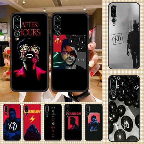 Singer The Weeknd XO Phone case For Huawei P Mate P10 P20 P30 P40 10 20 Smart Z Pro Lite 2019 black soft bumper pretty hoesjes