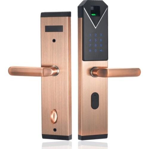 Digital Keypad Biometric Fingerprint Door Lock Opening by Fingerprint Password Card Key in Best Price Model L16-P2
