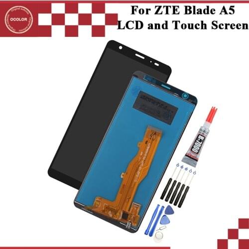 Ocolor For ZTE Blade A5 LCD Display And Touch Screen Digitizer Assembly 5.45 inch For ZTE Blade A5 Screen Replacement