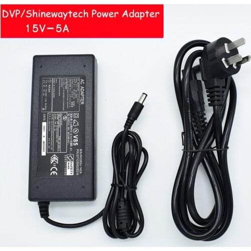DVP-740 DVP-760 Shinewaytech OFS-80/90 Optical Fiber Fusion Splicer Power Adapter AC Charger Adaptor 15V 5A Made in China