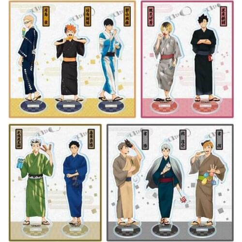 Haikyuu!! Shoyo Hinata Syouyou Kageyama Tobio Anime Acrylic Stand Figure pendant keychain Keyring Collection Model Toy Cosplay