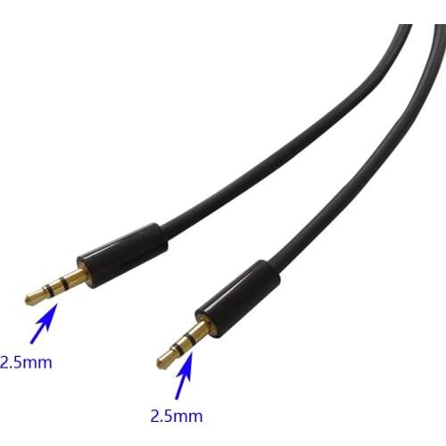 1m 3ft Aux Cable 2.5mm to 2.5mm Audio cable For Car SmartPhone Speaker Headphone Moible Phone