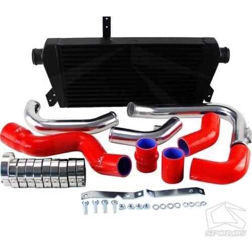 Front Mount Intercooler+Pipe Kit for Audi A4 1.8T Turbo B6 Quattro 02-06 Black / Blue /Red