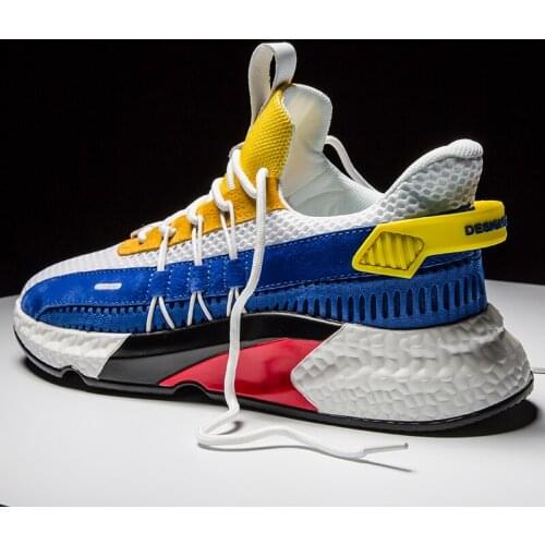 Sneakers Men Air Mesh Lightweight Running Shoes Outdoor Jogging Casual Footwear Gym Fitness Athletic Trainers Breathable Lace-Up