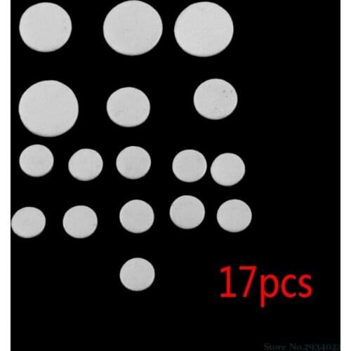 New New 17pcs/set Leather Clarinet Replacement Pads Woodwind Instrument Part Accessories Drop Ship