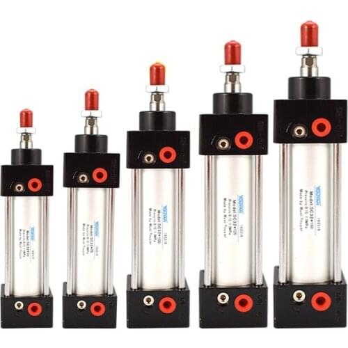 Standard Air Cylinders 32/40mmBore Double Acting Pneumatic Cylinder SC 50/75/100/125/150/175/200/250/300mm Stroke Hot Sale