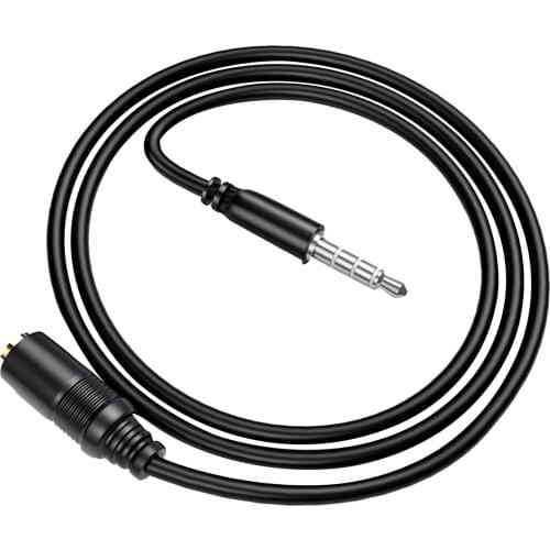 Portable 0.75m Length 3.5mm Aux Audio Extension Cable Female Audio Cable Headphone Line Car Audio Extension Digital Cable