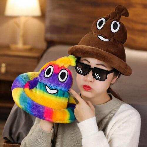 Funny Poop Hat Cute Poop Tuo Warm Selling Cute Hat Internet Celebrity Same Style Performance Props Direct Sales Can Be Sent on B