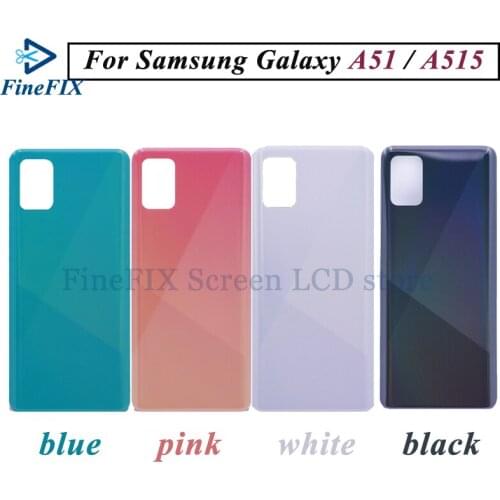 Back Battery Cover For Samsung Galaxy A51 A515F Rear Door back Housing Case Replacement for samsung a51