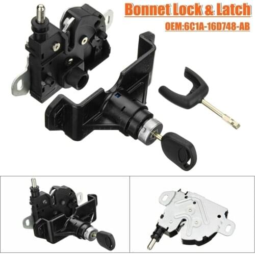 For Ford Transit MK7 2006-2011 Bonnet Hood Lock and Latch Complete Set with 2 Keys