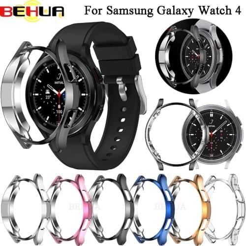BEHUA Screen Protective Watch Case For Samsung Galaxy Watch 4 40MM 44MM Classic 42MM 46mm Full Protector Cover Shockproof Shel