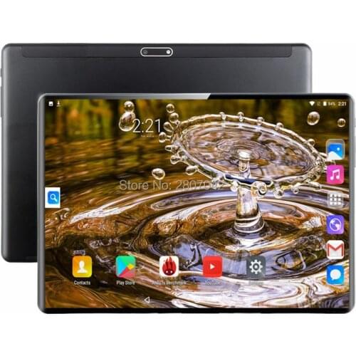 10 inch tablet PC 4G Android 9.0 8 Core Super tablets Ram 6GB Rom 64GB WiFi GPS 10.1 tablet IPS Dual SIM GPS +64GB TF Card