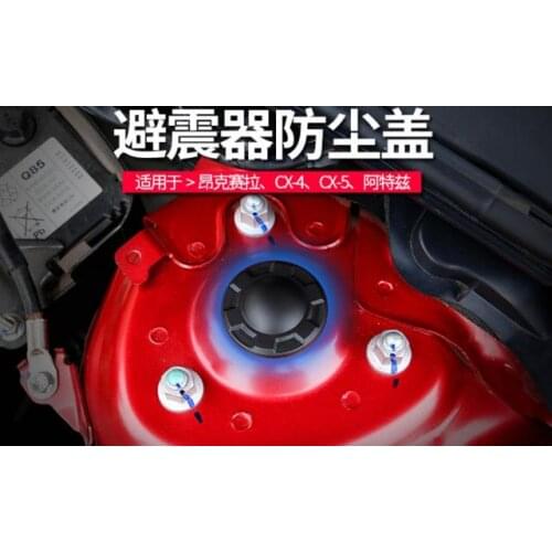 2PCS ABS accessories for decorative shock absorber cover For Mazda CX-5 CX-4 Mazda 3 AXELA ATENZA