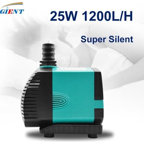 25W 1200L/H Fish Pond Aquarium Pump Fish Tank Pump Multifunctional Ultra-Silent Submersible Water Fountain Pump Filter