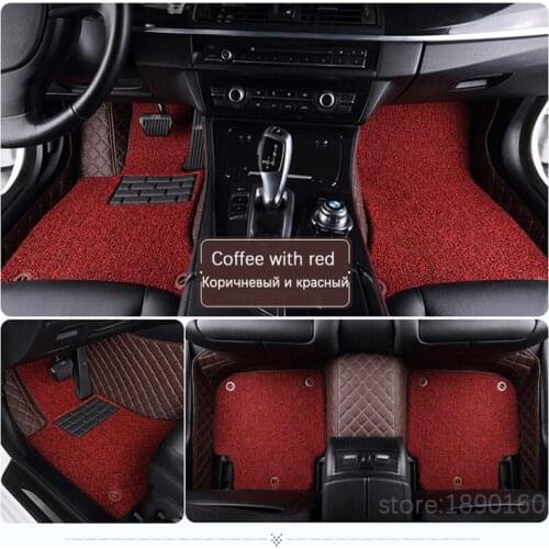 Custom car floor mats for Lexus All Models ES IS LS RX NX GX GTH GS LX car styling car accessories Custom foot Pads Car carpet