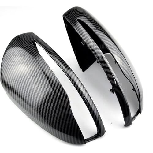 For Mercedes-Benz C S E GLC G Class AMG W205 X253 W222 W213 W238 Rearview Mirror Cover Bright Black Replacement 2014 - 2019 LHD