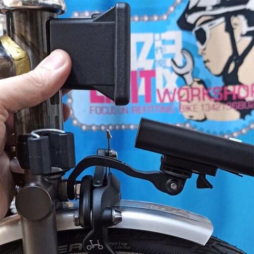 Bicycle Light Holder Mount Apply To Cateye Gopro Flashlight Sport Camera And Brompton14/16/20 Folding Bike Compatible Bike Parts