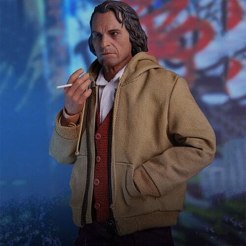 1/6 Scale Male Action figure Clothes Accessories JOKER Joaquin Phoenix Clothes Head Sculpt Model for 12 inches doll Body