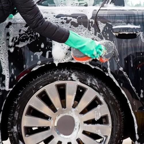 High-Density Car Wash Sponge Double-Sided Sponge Wipe Car Maintenance Supplies Tire Cleaning Brush Car Washing Detailing Sponge