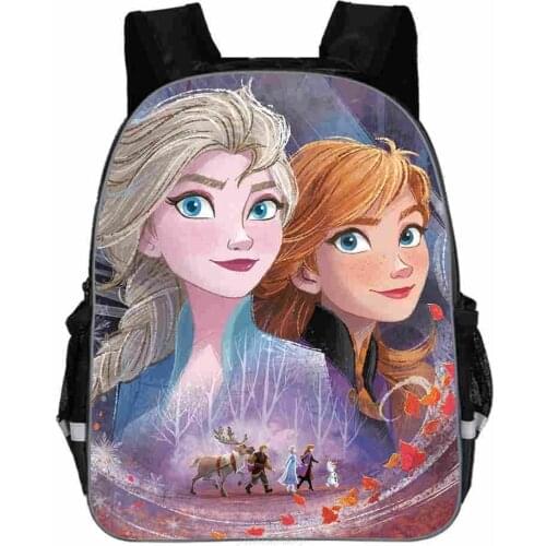 Frozen 2 Elsa School Backpack Schoolbags Girls Boys Children School Bags Kindergarten Backpack kid Toddler bag Original Disney