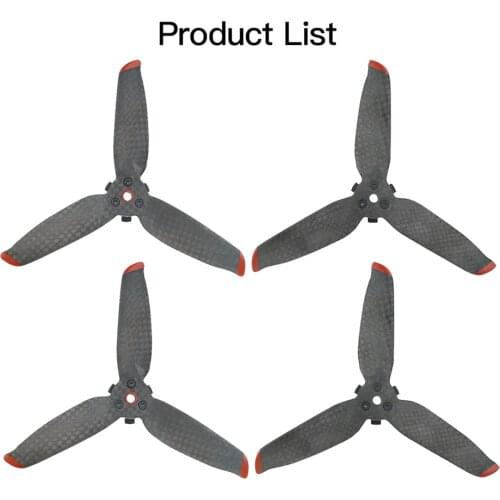 Carbon Fiber Propeller Blades For DJI FPV Combo Ride Through Aircraft Drone Accessories