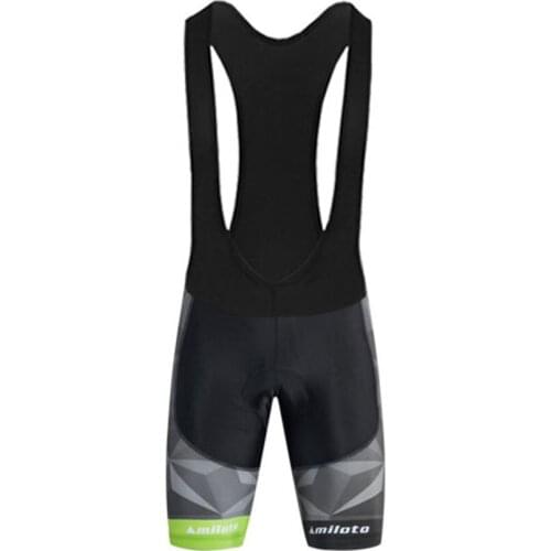 MILOTO new arrive Men Cycling Bib Shorts Coolmax 3D Gel Pads Mtb Ropa De Ciclismo team Bicycle racing Tights