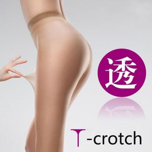 Sexy Ultra-Thin 15D Pantyhose Seamless Tights T Crotch Stockings Transparent Shaping Cored Wire Meia Calca Hot Selling CI370