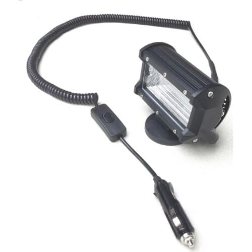 12/24v 72W Portable Led Flood work light Magnet stand base Car maintenance light Outdoor Recuse Search Camp light 4x4 Fog lamp